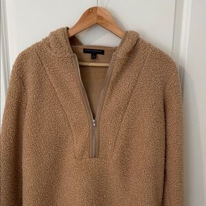 Banana Republic Camel Sherpa Half-Zip